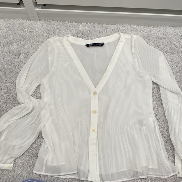 ZARA bundle zebra skirt, blouse, bralette size S/XS - Picture 8 of 10